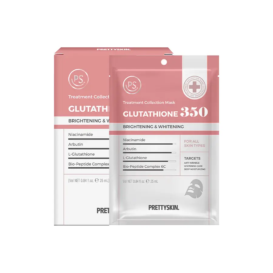 Mặt Nạ Giấy Prettyskin Treatment Collection Mask Glutathione 350